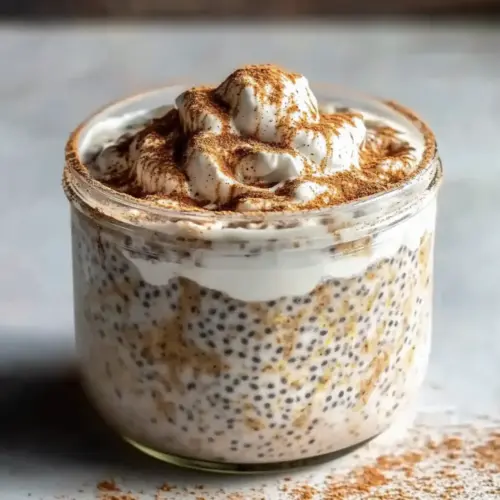 Cinnamon Roll Overnight Oats