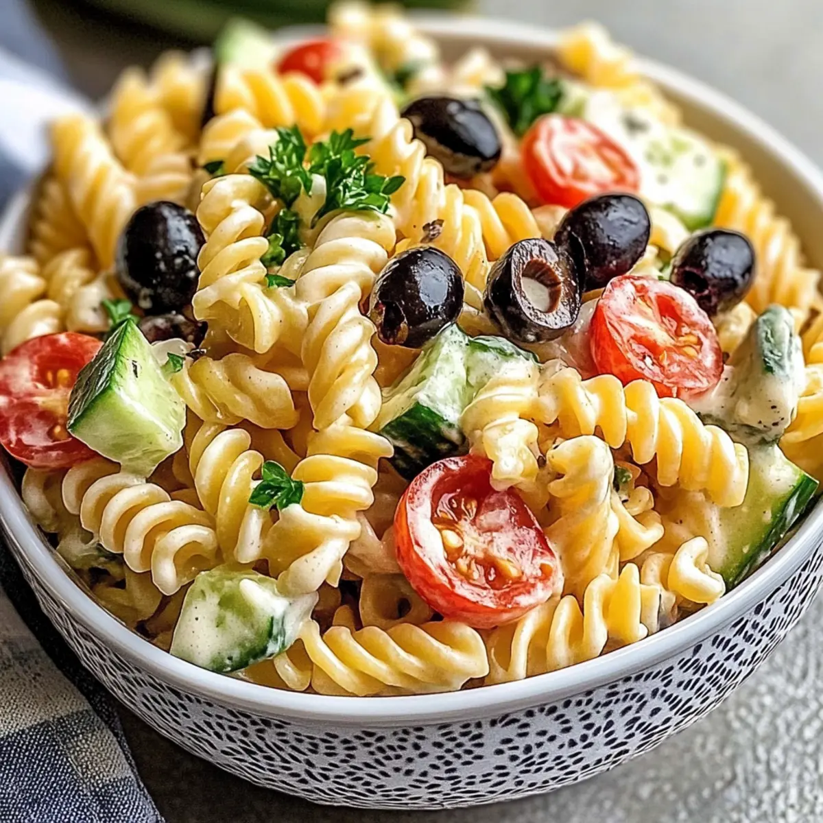 Olive Garden Style Pasta Salad