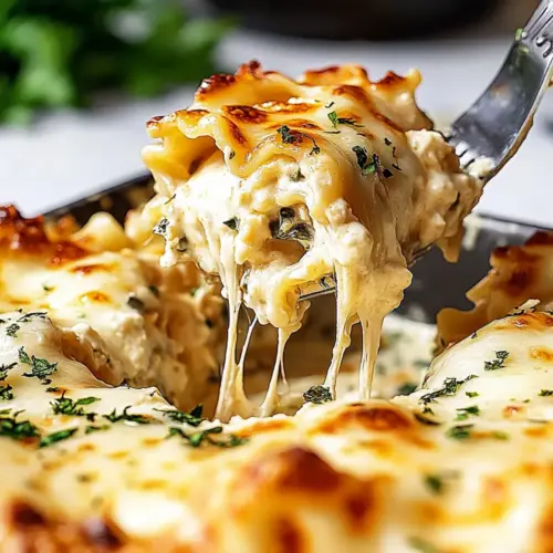 Chicken Alfredo Lasagna Roll Ups
