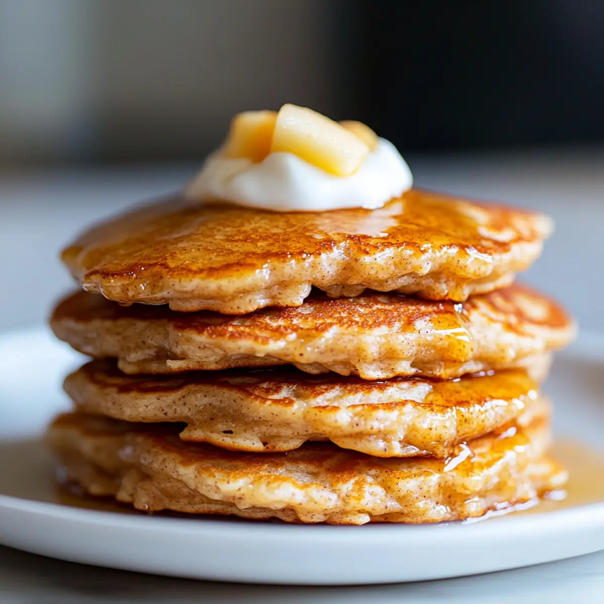 Oatmeal Apple Pancakes