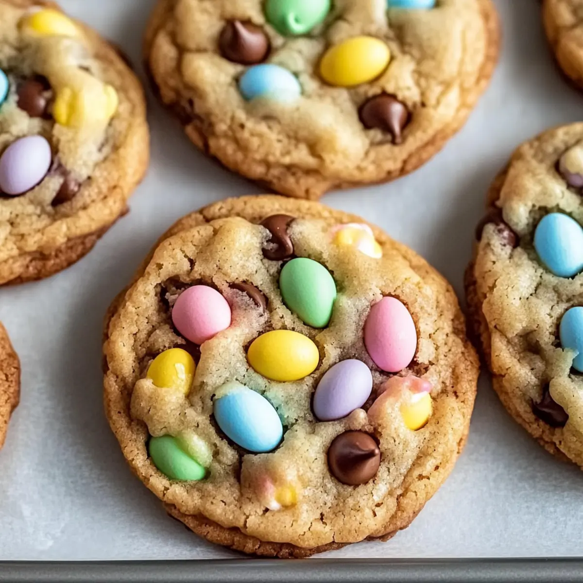 Easter Mini Egg Chocolate Chip Cookies