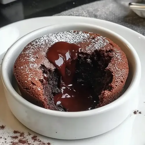 Chocolate Lava Cake for One