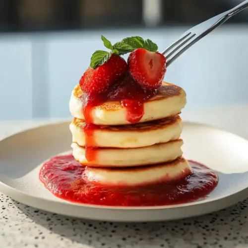 Russian Cottage Cheese Pancakes