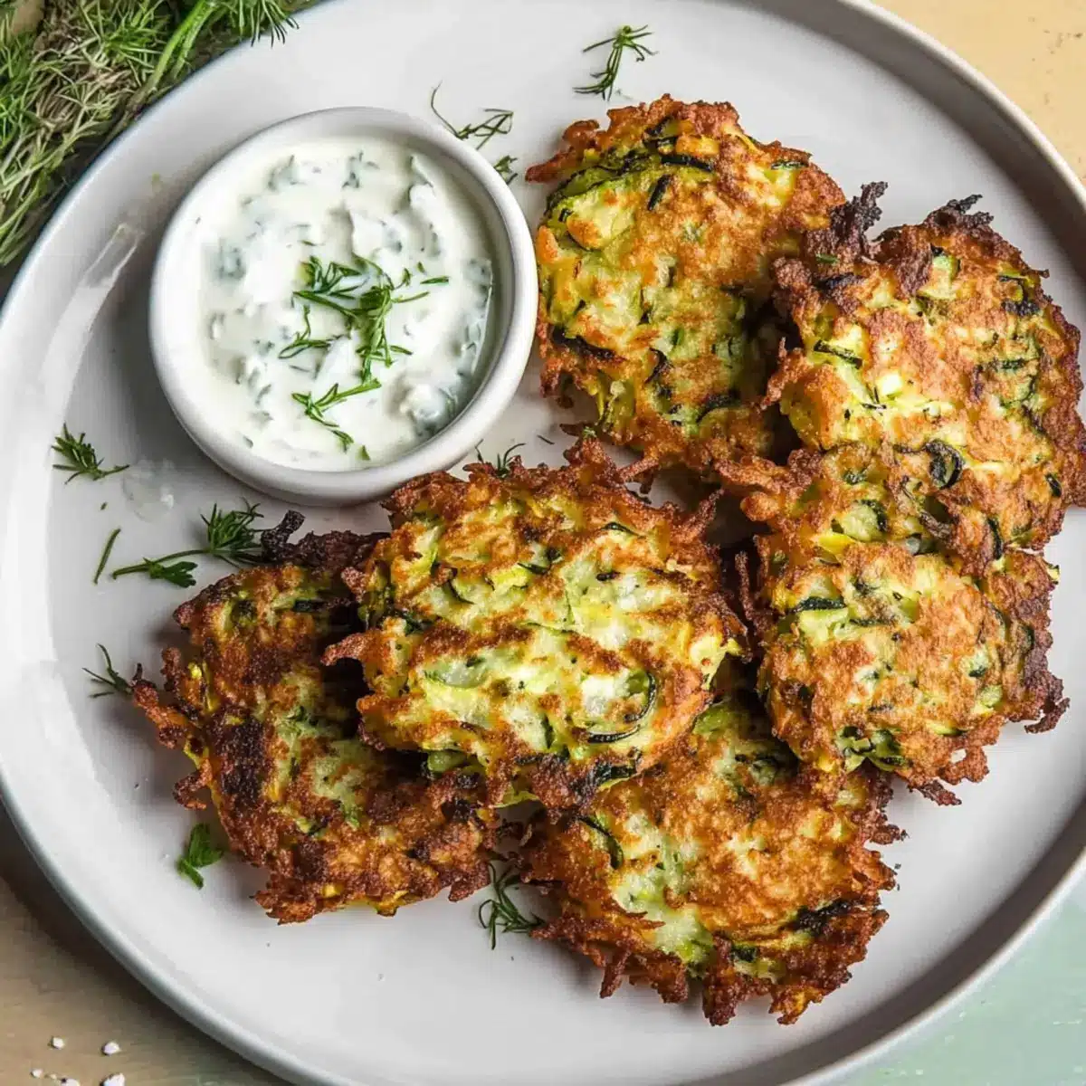 Greek Zucchini Fritters