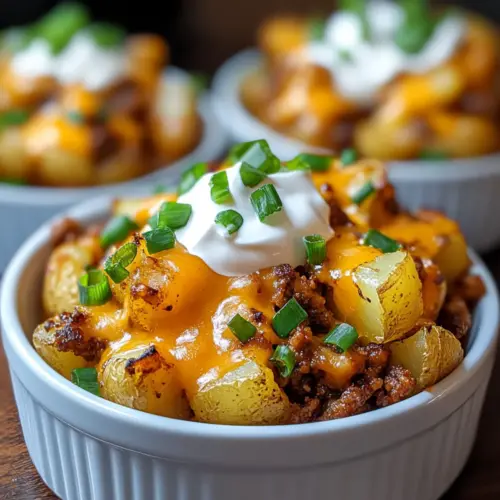 Cheesy Taco Potatoes