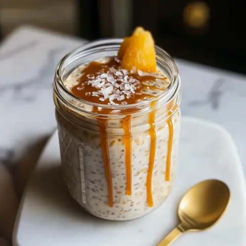Salted Caramel Overnight Oats