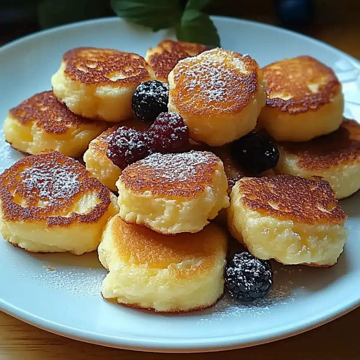 Fluffy Scrambled Pancake Bites