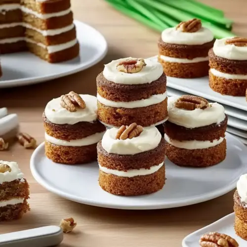 Carrot Cake Mini Stacks