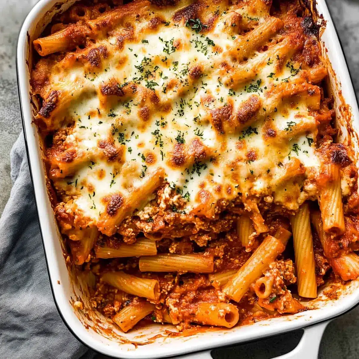 Vegetarian Baked Ziti