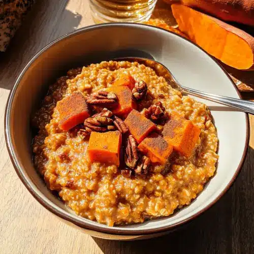 Slow Cooker Sweet Potato Oatmeal
