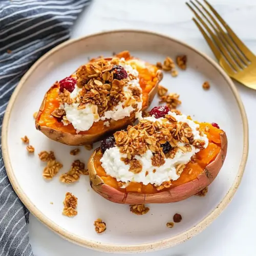 Cottage Cheese Sweet Potatoes