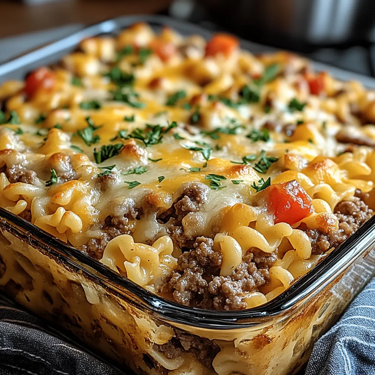 Hamburger Supreme Casserole