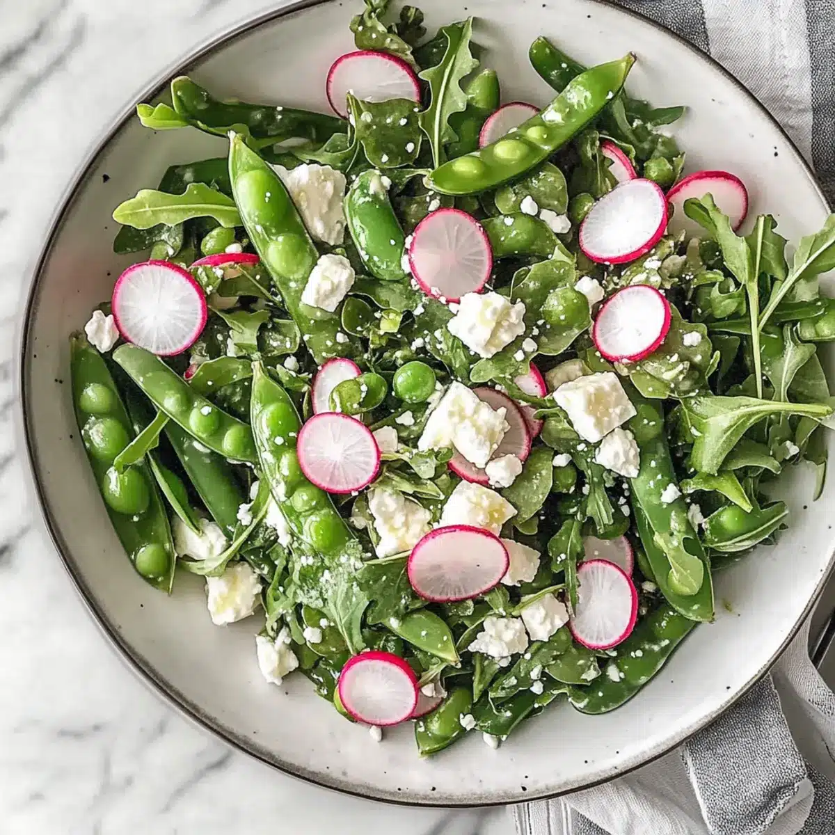sugar snap pea salad