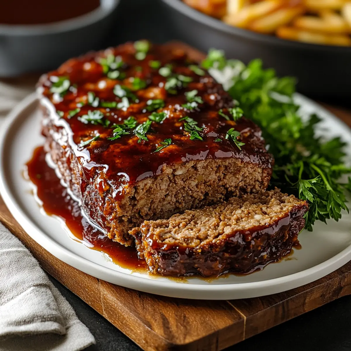 Juicy Meatloaf with Savory Glaze