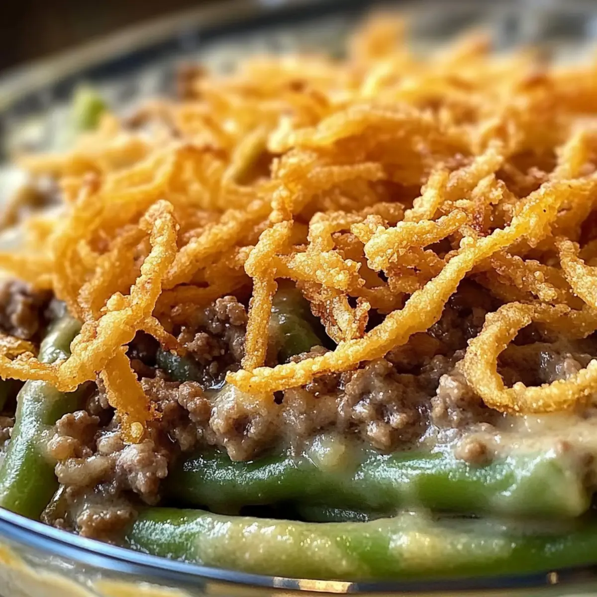 Hamburger Green Bean Casserole