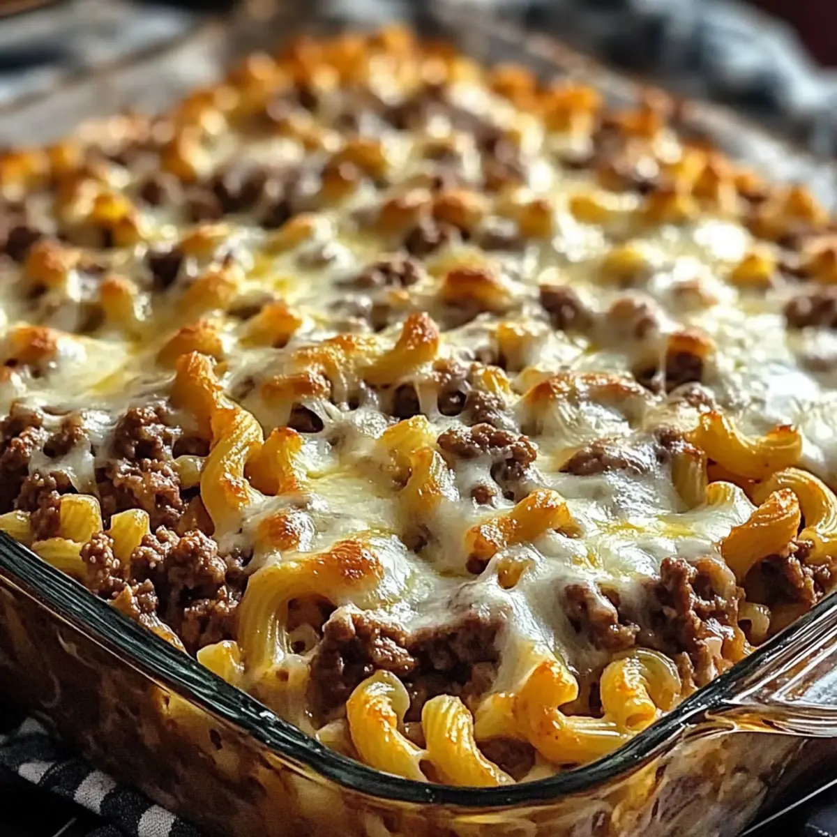 Cheesy Hamburger Casserole