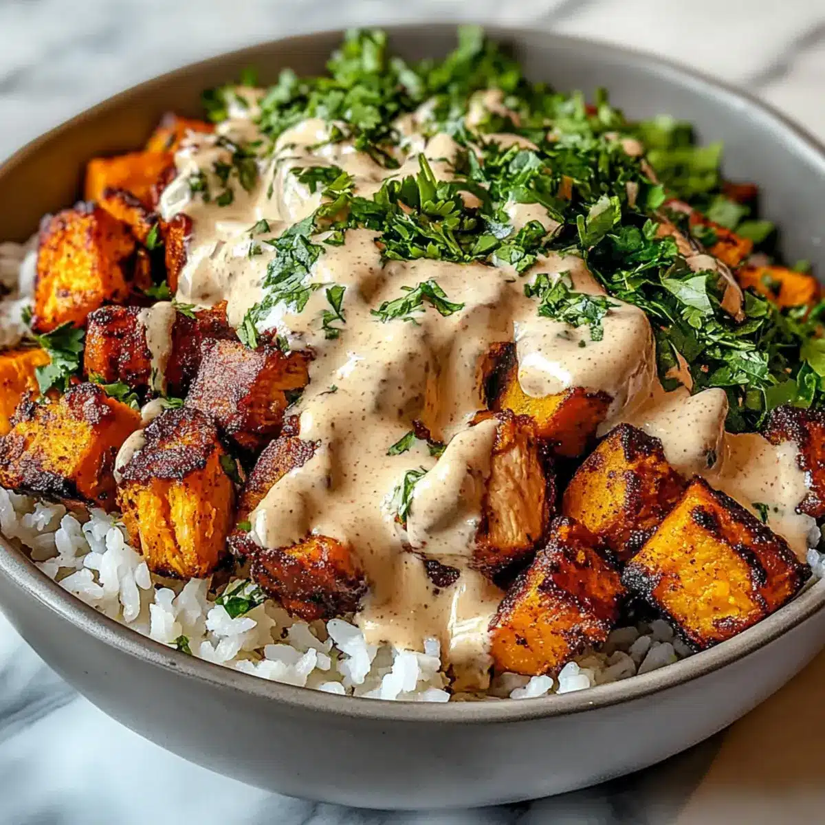 Chicken & Sweet Potato Bowls