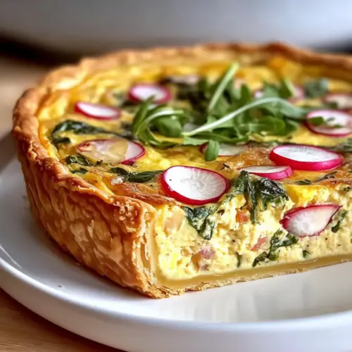 Radish Quiche Recipe