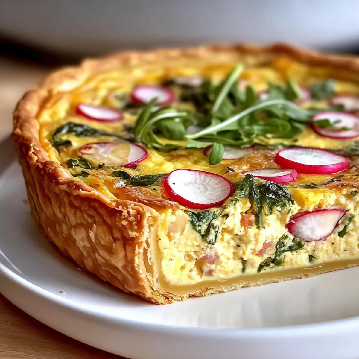 Radish Quiche Recipe