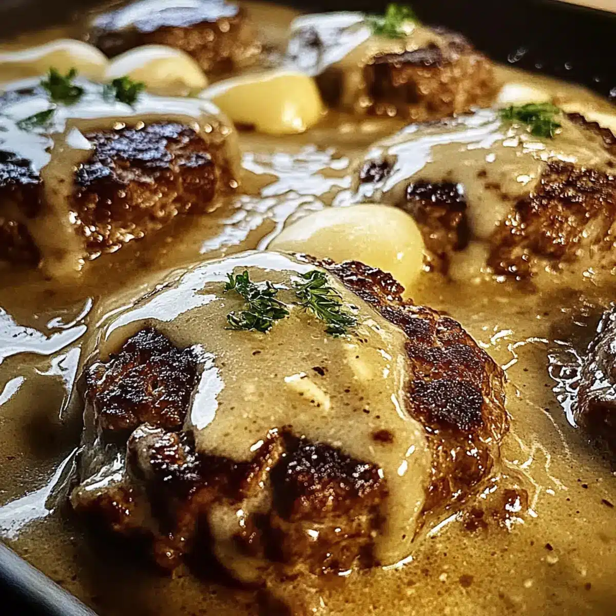 Amish Hamburger Steak Bake