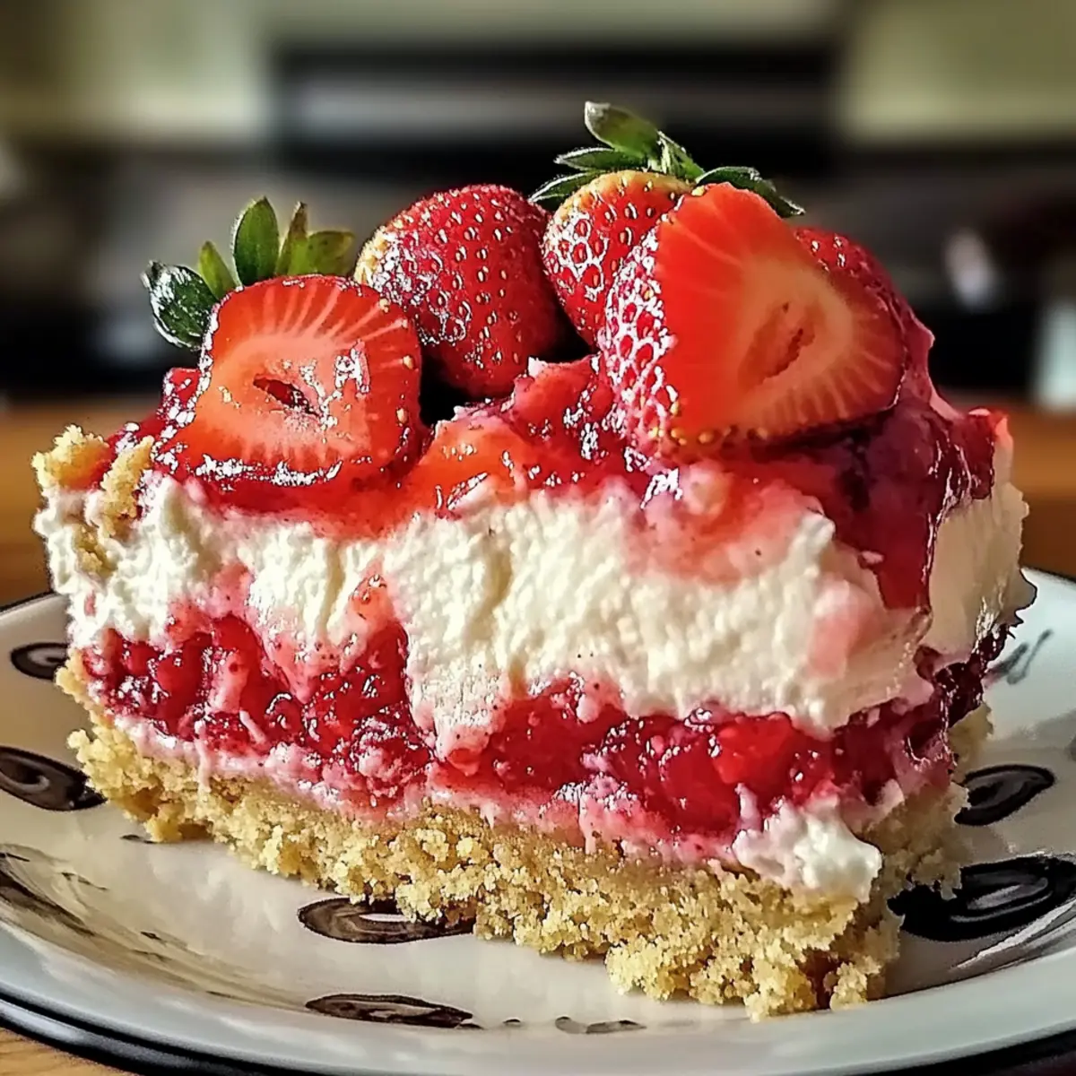 Easter Strawberry Cheesecake Dump Cake