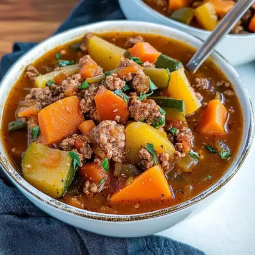 Loaded Hamburger Soup