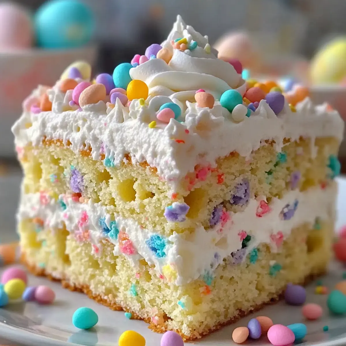 Easter Poke Cake