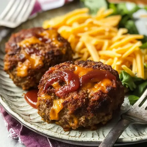 Cheesy Mini Meatloaf