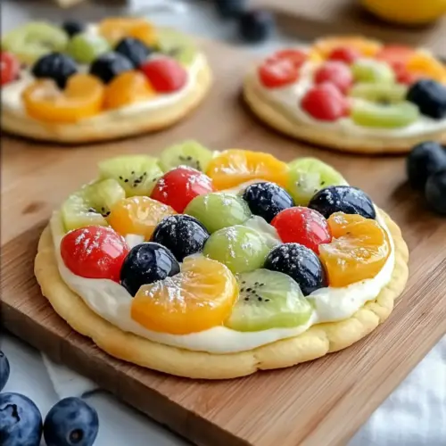 Easter Egg Fruit Pizzas