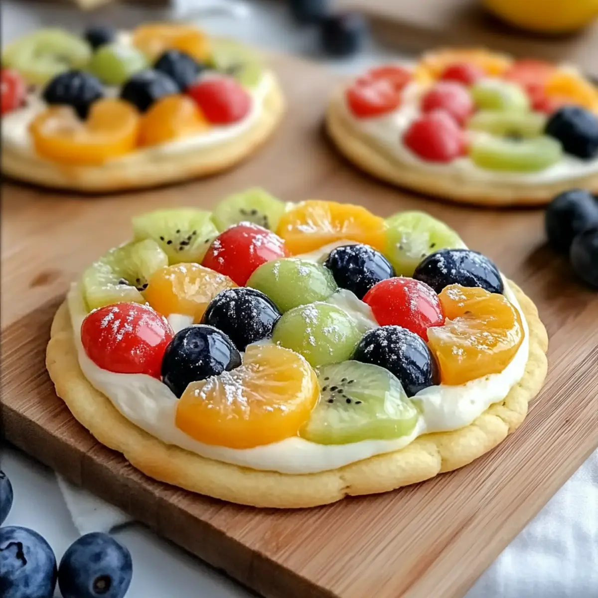 Easter Egg Fruit Pizzas
