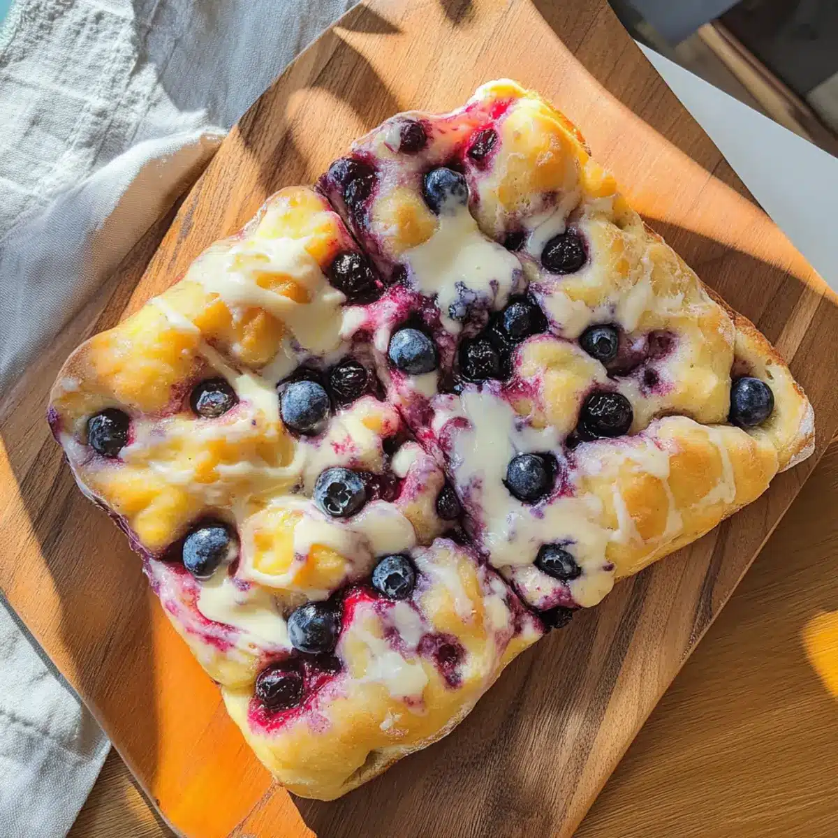 Blueberry Focaccia Bread