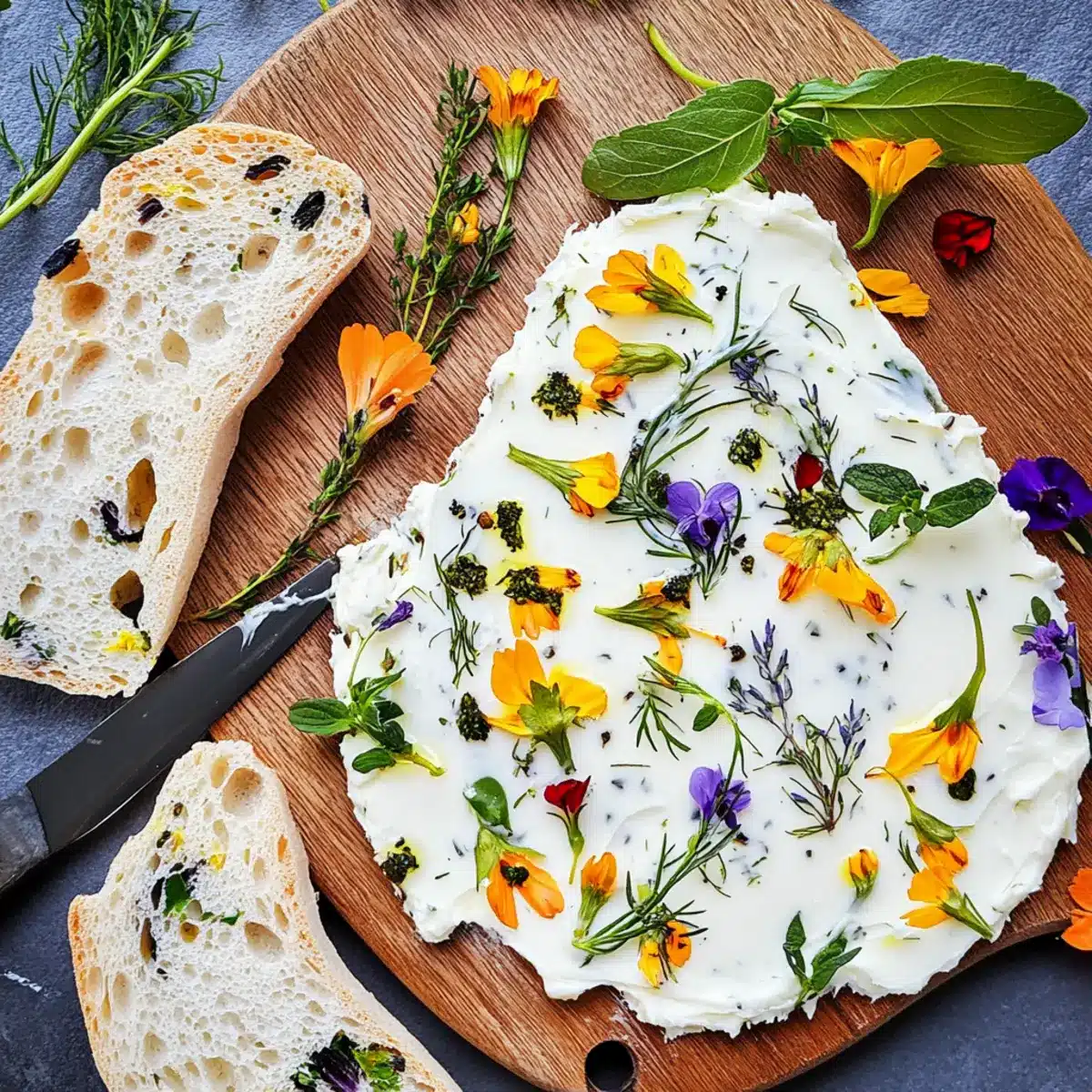 Flower and Herb Butter