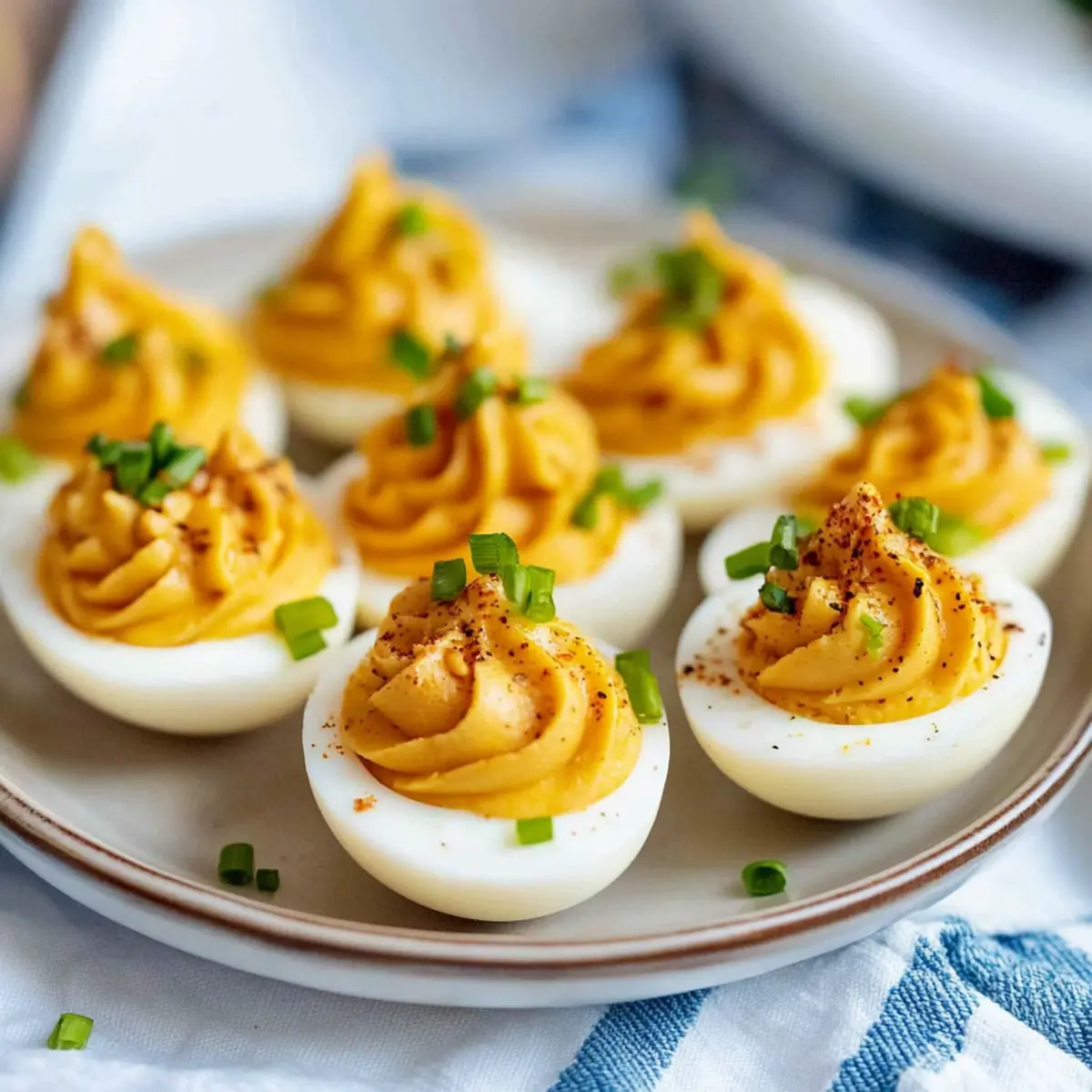 Asian Deviled Eggs