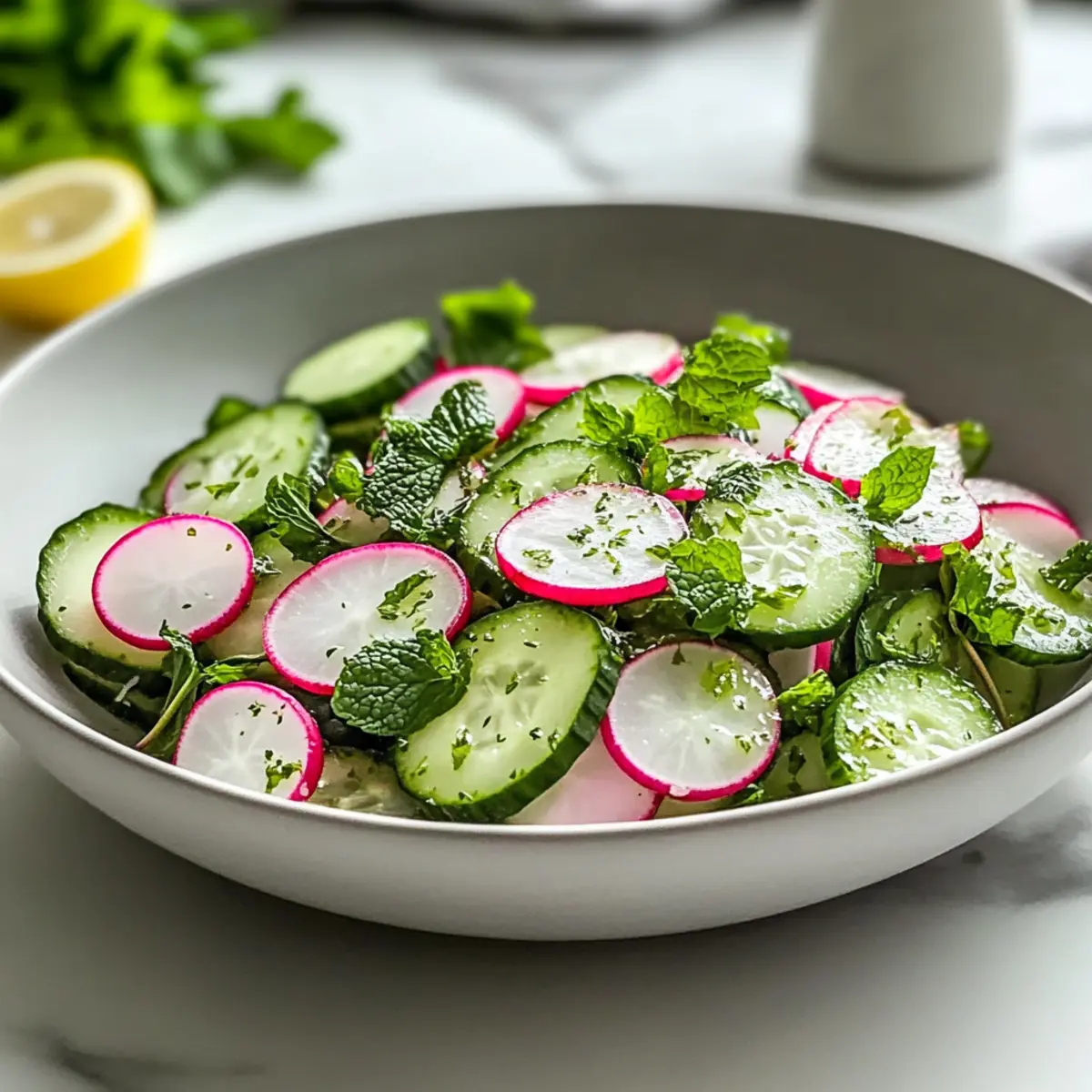 Spring Radish and Cucumber Salad