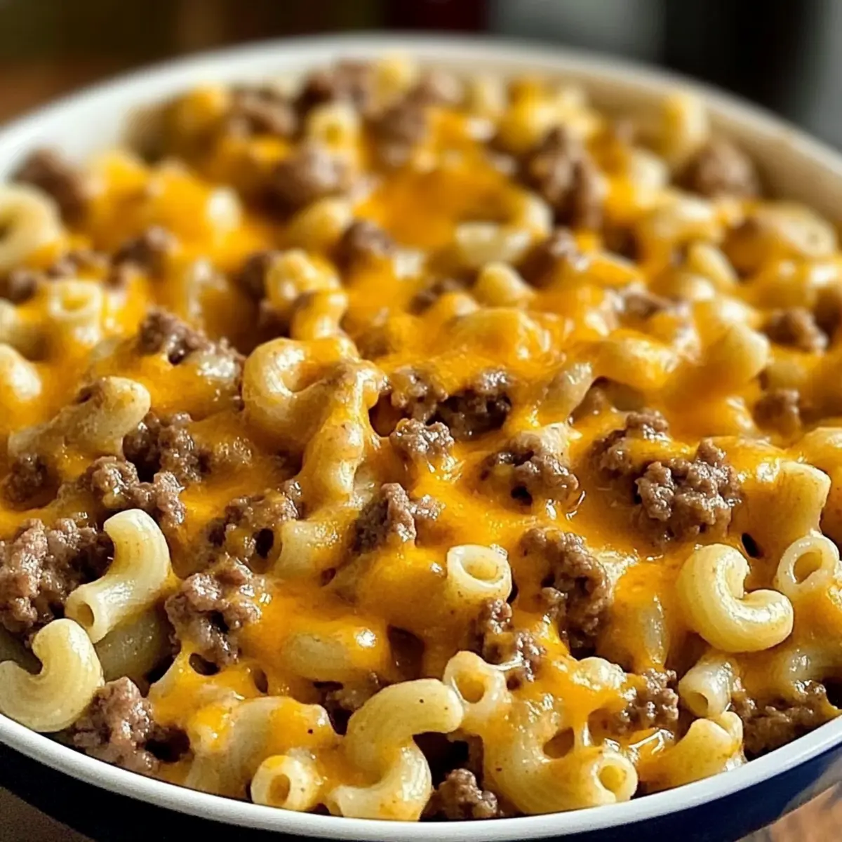 Cheesy Hamburger Helper