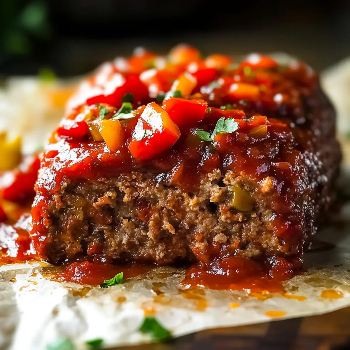 Sausage and Peppers Meatloaf