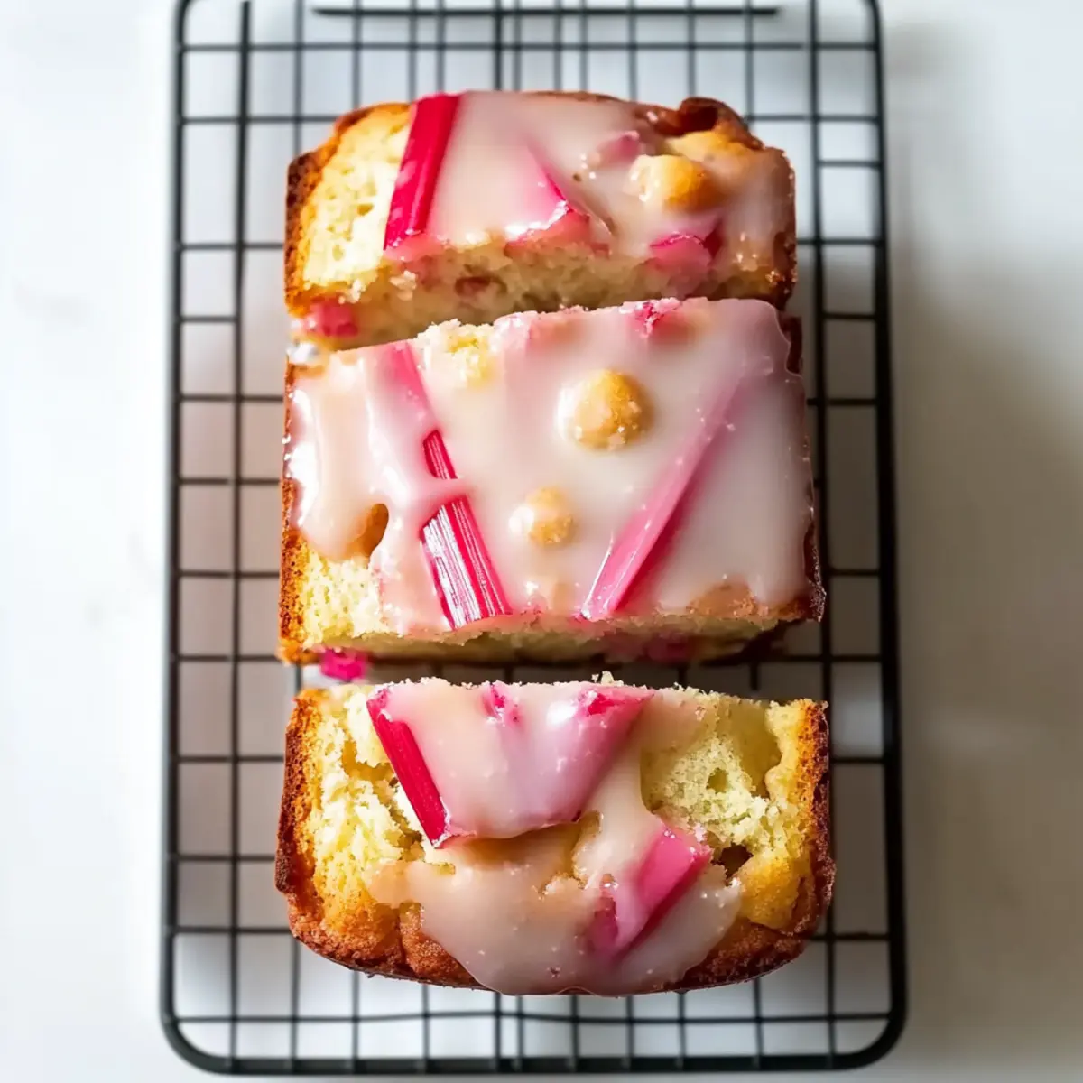 Rhubarb Bread Recipe with Sweet Glaze Tips
