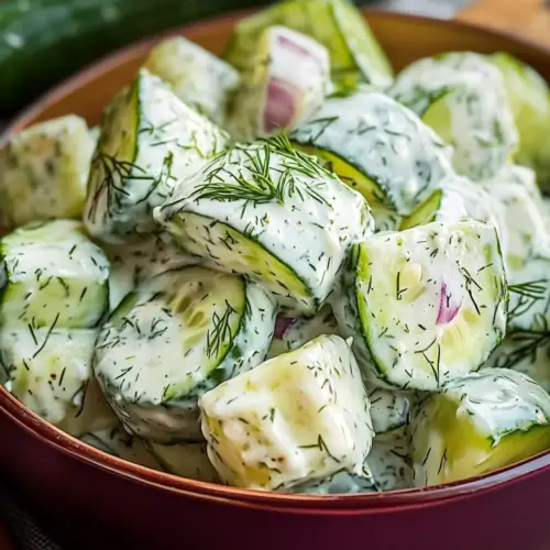 Creamy Cucumber Salad