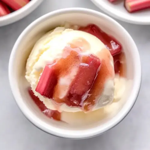 Rhubarb Sauce for Ice Cream
