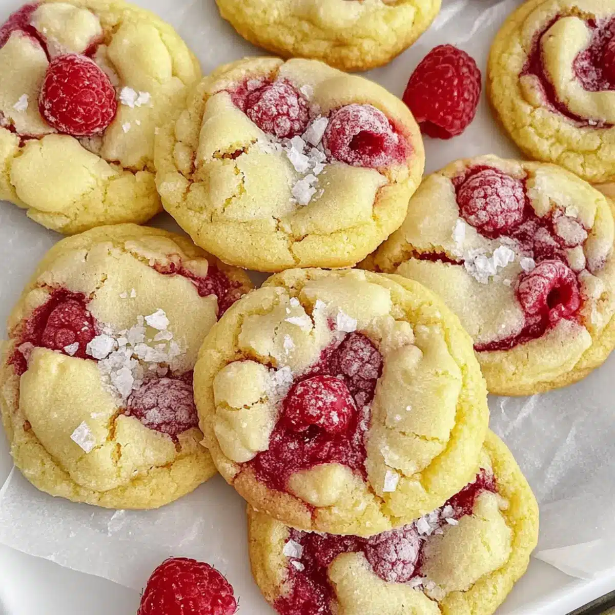 Lemon Raspberry Cookies
