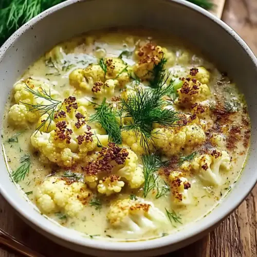 Mediterranean Cauliflower Soup