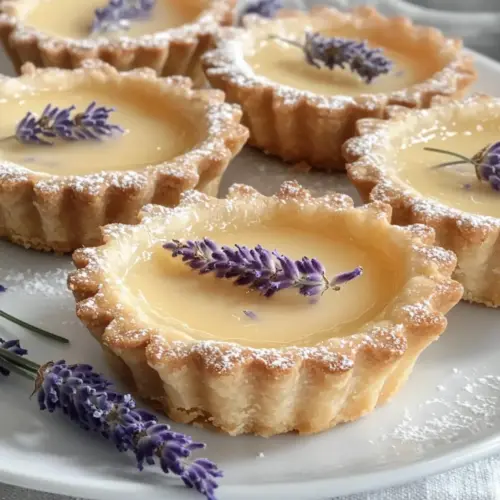 Mini Salted Honey Lavender Pies
