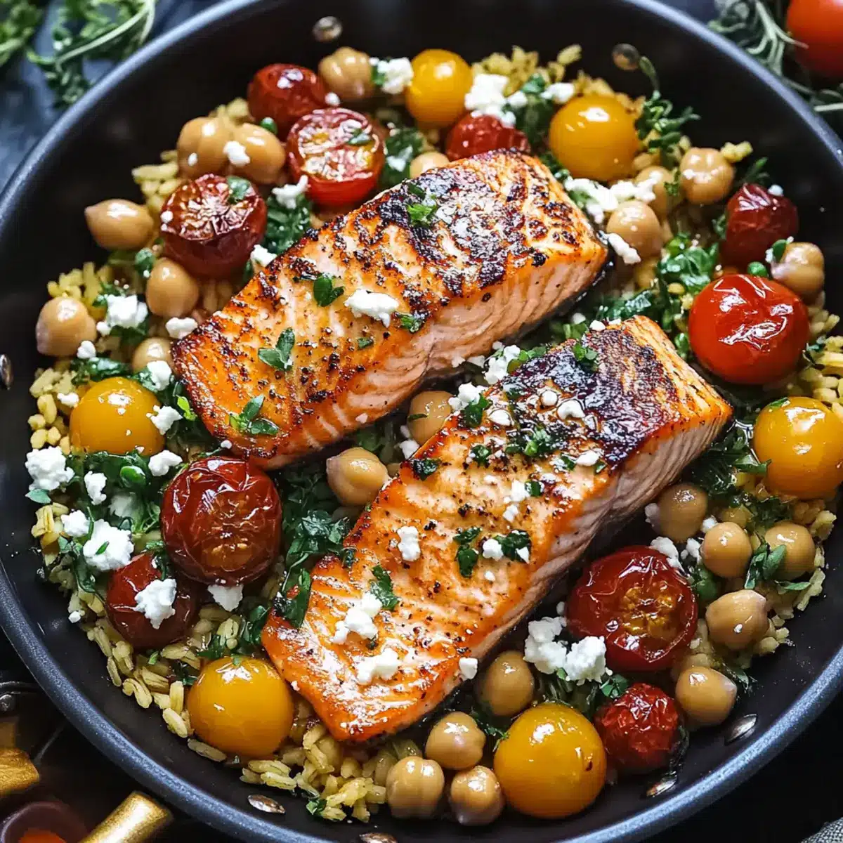 Mediterranean Salmon in 30 Minutes