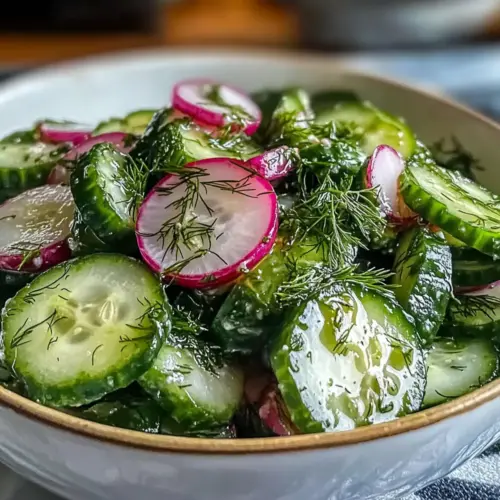 Cucumber Radish Dill Salad