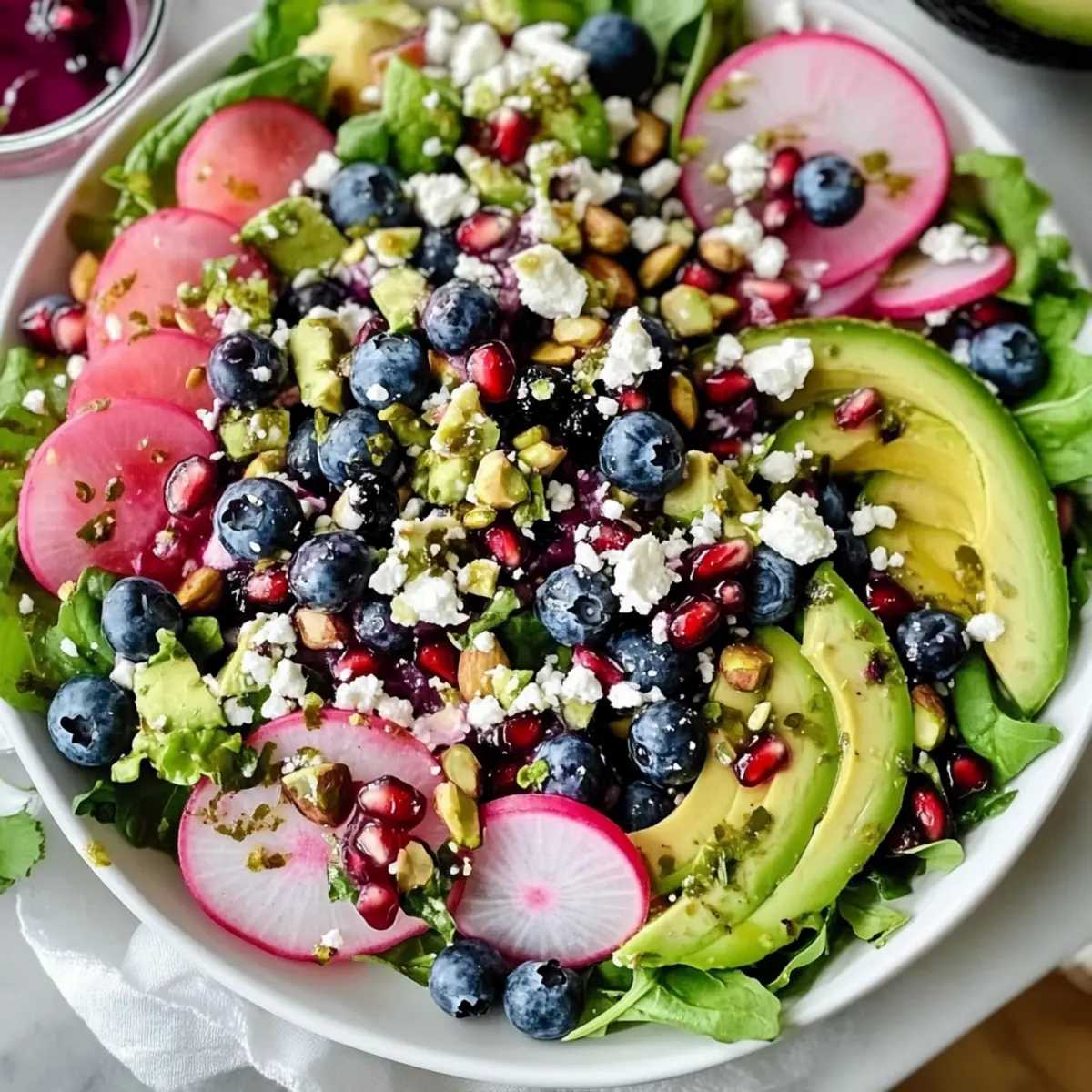 Blueberry Pistachio Spring Salad