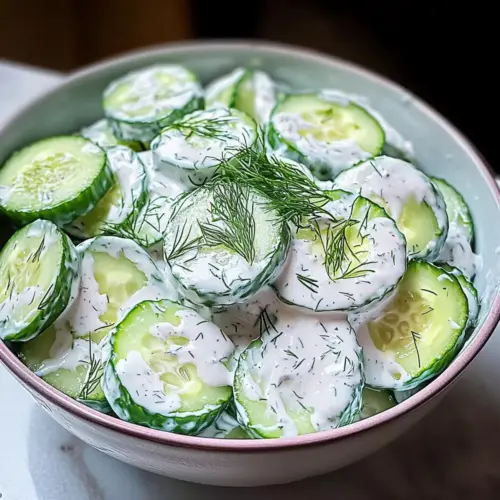 Creamy Cucumber Salad