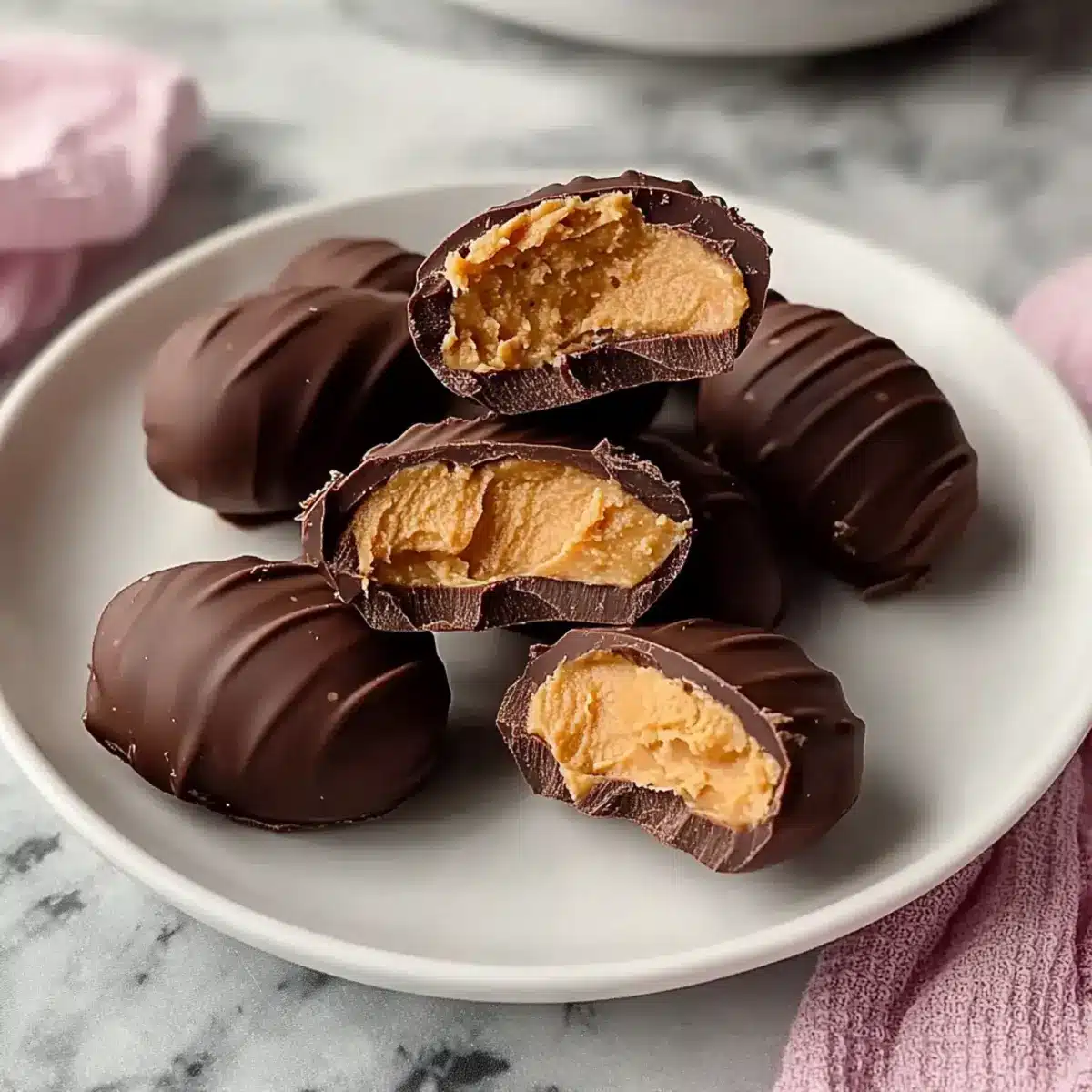 homemade reese’s eggs