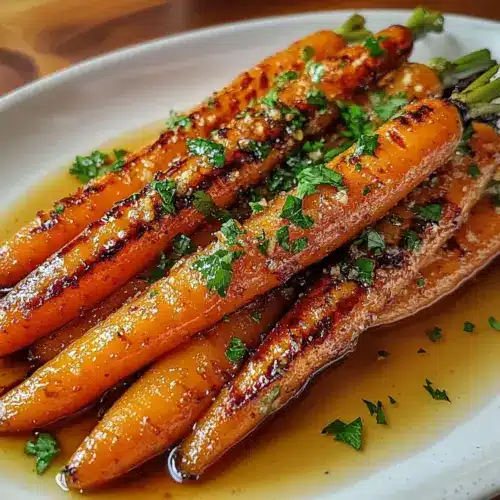 Grilled Carrots with Honey Brown Sugar Glaze