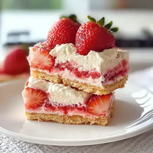 Mother’s Day Strawberry Shortcake Bars