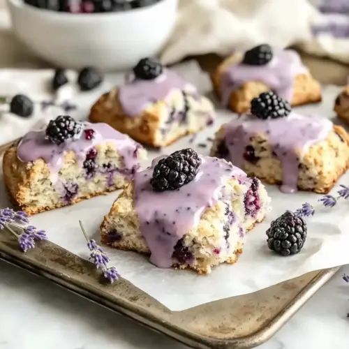 blackberry lavender scones
